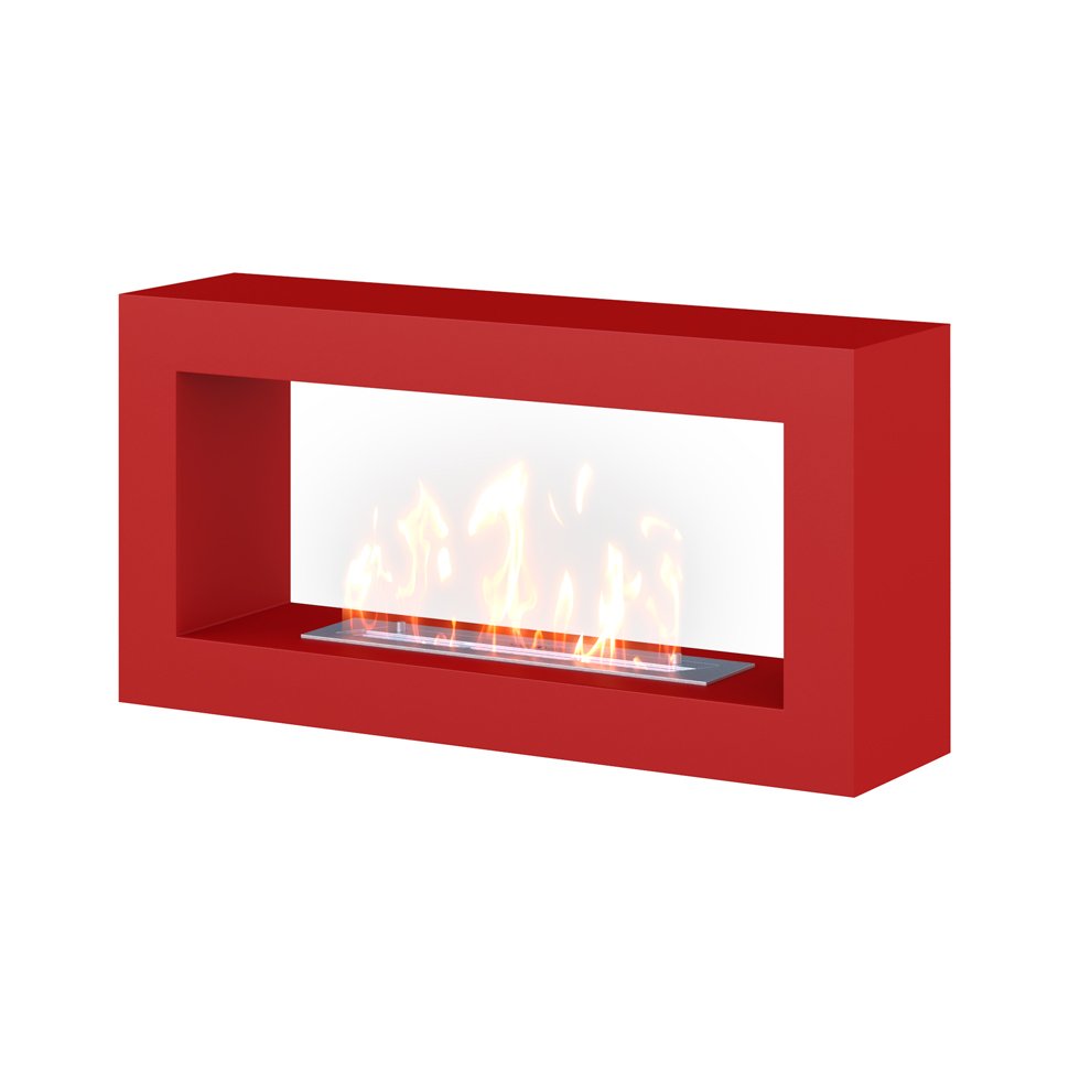 Биокамин SteelHeat FRAME ONE 900 красный