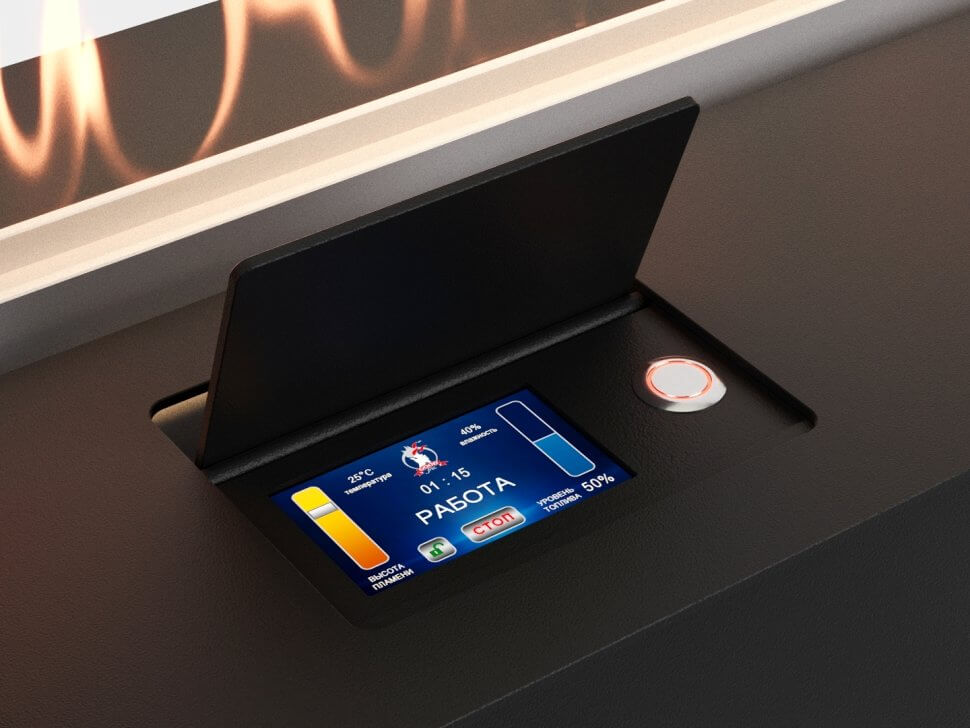 Автоматический биокамин Lux Fire Smart Flame 900 RC