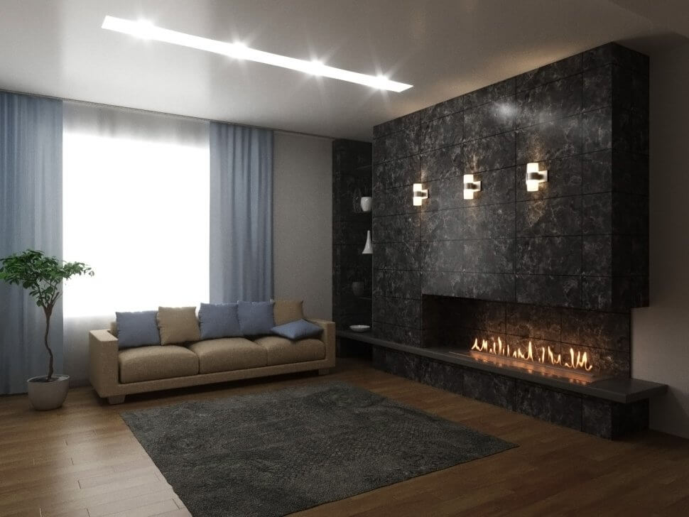 Автоматический биокамин Lux Fire Smart Flame 900 RC