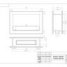 Биокамин сквозной SteelHeat ONE 800 фото 7
